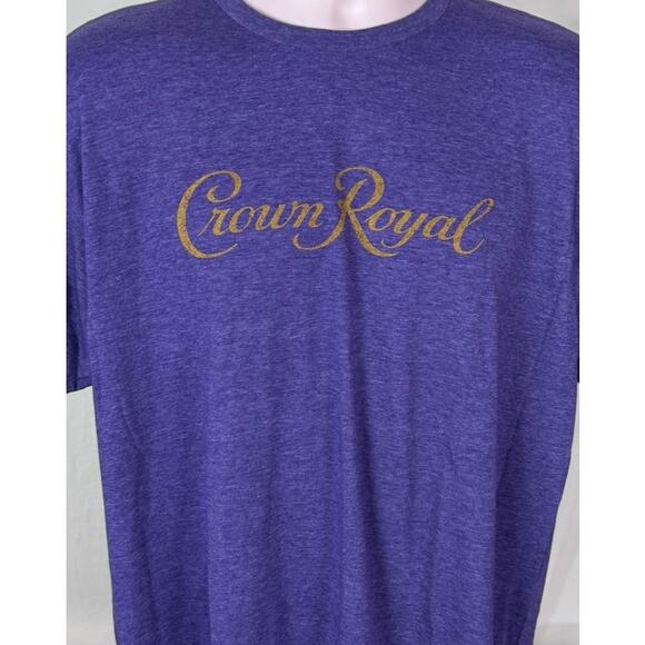 Crown Royal Mens XL Purple Short Sleeve TShirt - Picture 3 of 6